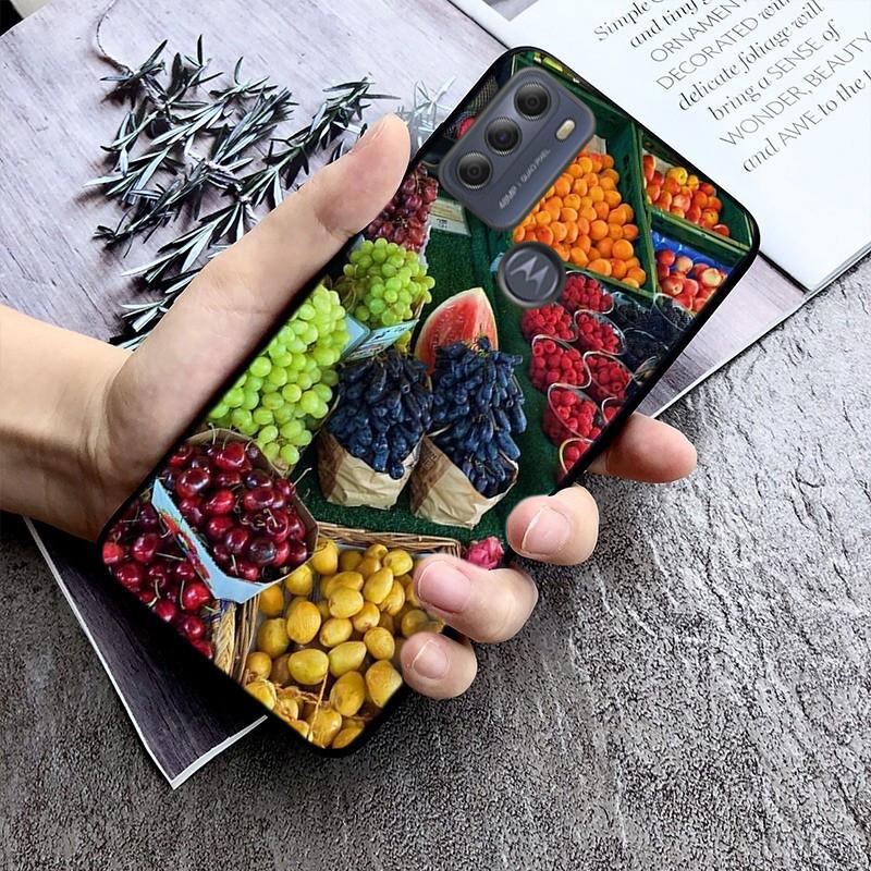 Чехол для телефона Fruits для Moto G84 G22 G32 G42 G52 G62 G53 G72 G60 G60S G24 G10 G20 G30 G13 G50 G 5G G Pure
