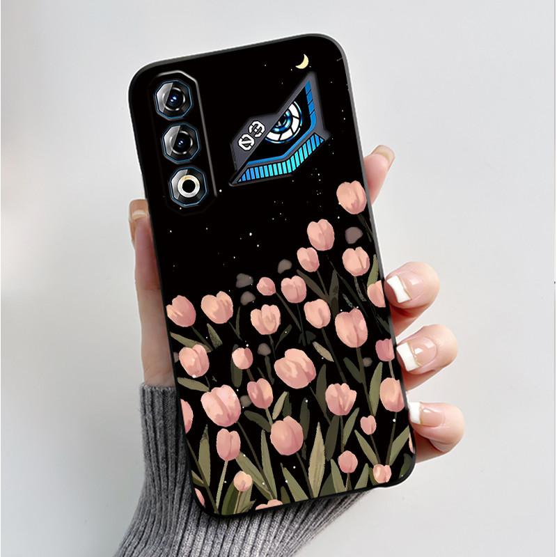 For ZTE Nubia Neo 3 Neo3 GT 5G Case Z2465N Shockproof Silicone TPU Butterfly Flower Back Cover For Nubia Neo 3GT Soft Phone Case