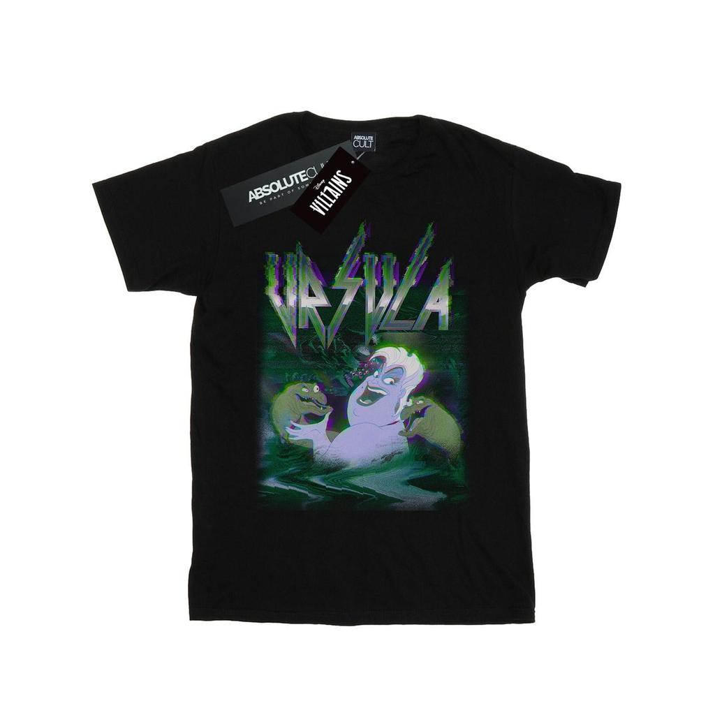 The Little Mermaid Girls Ursula Glitch Cotton T-Shirt