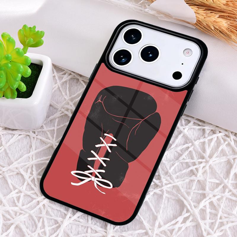 Боксерские перчатки мягкий чехол для телефона для iPhone 17 Air 16 15 11 12 14 13 Pro Max Ударопрочный чехол