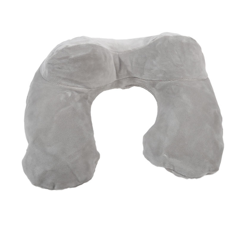 Подушка для путешествий в форме буквы U, надувная подушка для головы и шеи в автомобиле, портативная, съемная и моющаяся, для путешествий, офисные принадлежности