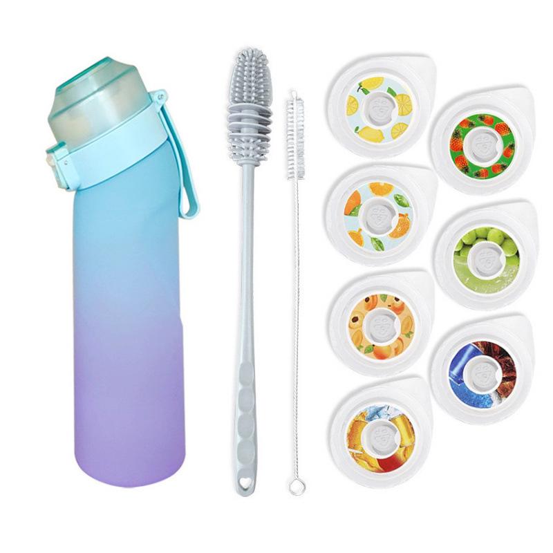 650ML Outdoor Sports Water Cup with Multi-Flavor Scented Tritan Plastic