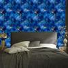 Ink blue, navy blue and azure wallpaper for living room and bedroom 50x1000
