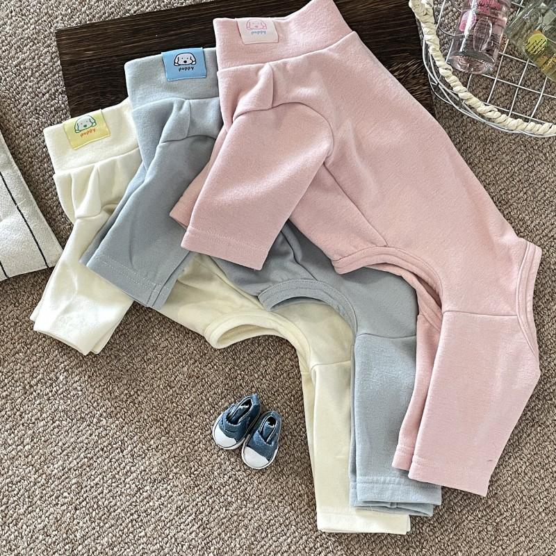 Pet Dog Pajamas Four-Legged Warm Winter Coat Small Medium Dogs Cotton Belly Protection Sleepwear