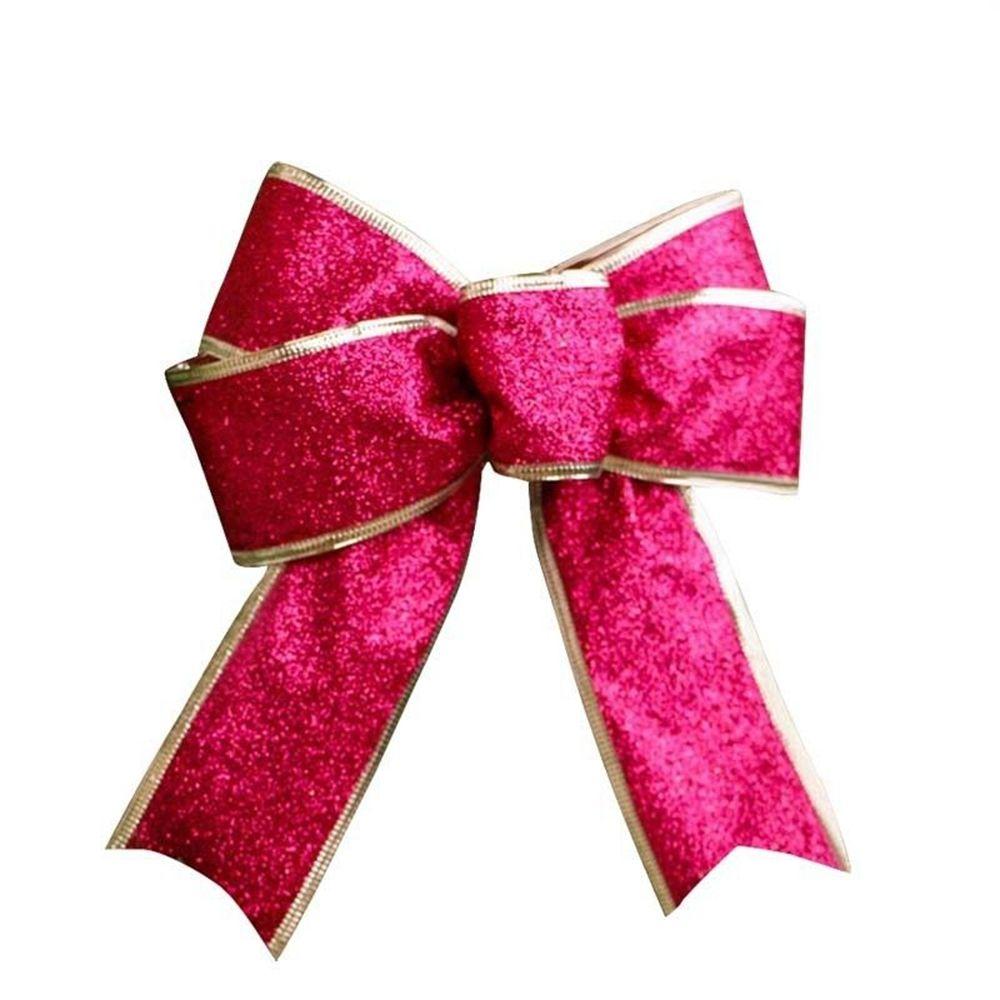Pendant Bowknot Christmas Bows Xmas Party Supplies Home Decor Ribbon Bows Christmas Tree Ornaments