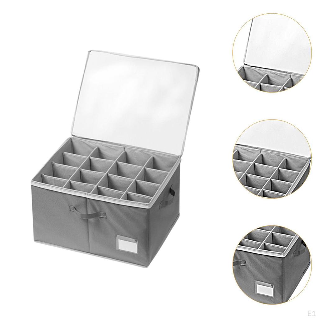 Органайзер для обуви, пылезащитный, 16 отделений, регулируемые разделители, коробка, чехол для шкафа-прихожей