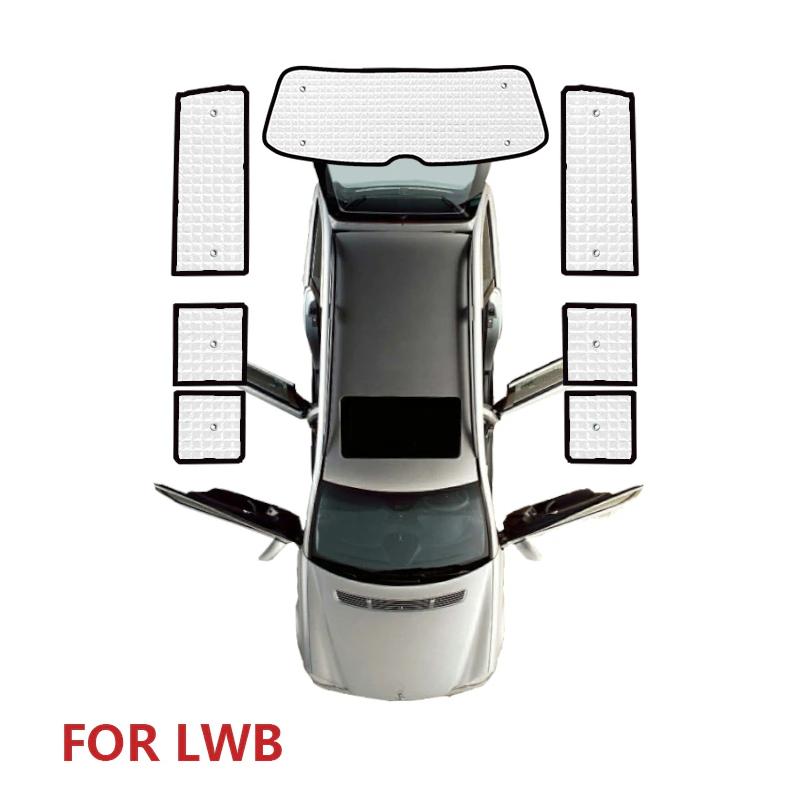 Полные чехлы-шторки для Volkswagen VW Transporter T5 Caravelle Multivan Doubleback LWB 2003~2015 Козырьки на окна Матовые аксессуары