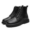 Модные мужские зимние кроссовки повседневные Bota Coturnos Masculino мотоциклетные ботинки мужские теплые водонепроницаемые ботинки туфли на платформе Boots54