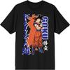 Мужская черная футболка с коротким рукавом Dragon Ball Super с иероглифом Гоку