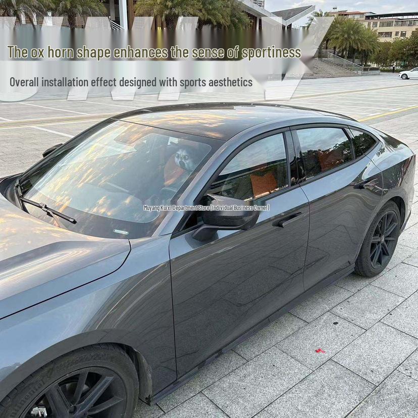 Changan UNI-V Rearview Mirror Cover - Bull Horn Style Decoration