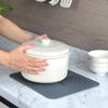 Кухонный силиконовый дренажный коврик Большой коврик для столешницы для мисок и посуды Фильтр для воды Бытовой противоскользящий коврик для фиксации разделочной доски, Защита от ожогов и термостойкость