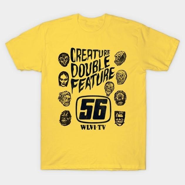 Creature Double Feature Classic Monsters T-Shirt Unisex T-Shirt