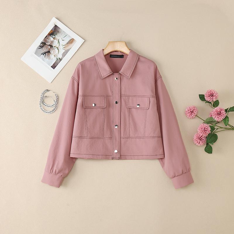 ZANZEA Женская повседневная блузка с отложным воротником и длинным рукавом