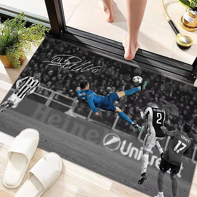 Cristiano Ronaldo Celebrates Glory Carpet Floor Mats Living Room And Bedroom Mats Office Chair Cushion Protective Pad Dormitory Decoration