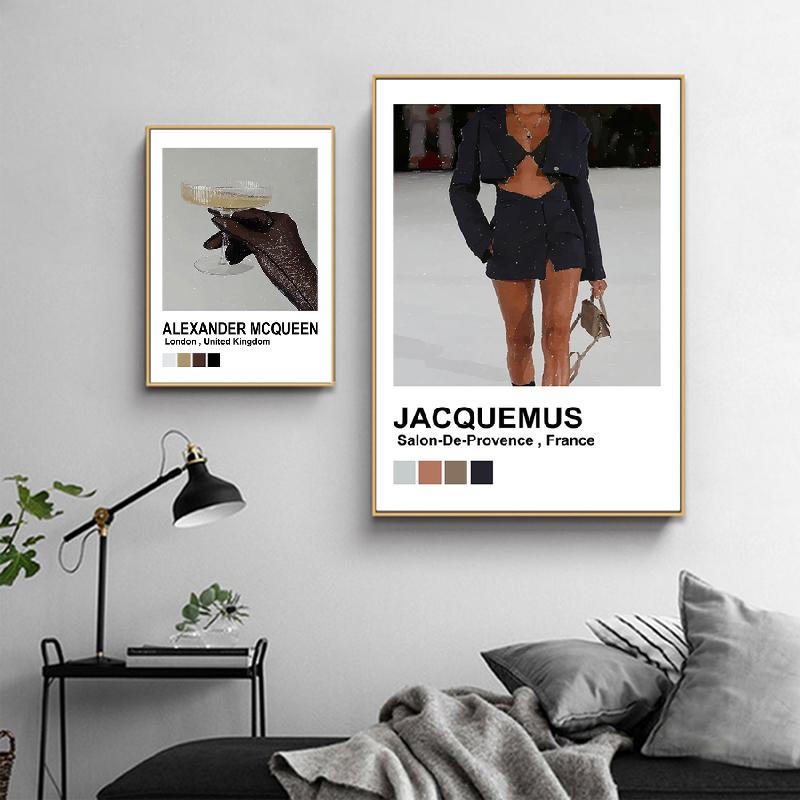 Роскошная мода Hypebeast, современное цифровое искусство, дизайнерские плакаты, настенная живопись на холсте, гостиная, спальня, скандинавский домашний декор