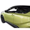 Дефлекторы окон - Toyota C-HR (2016-2023) - 4 шт. - Черный тонированный акрил - Легкая сборка