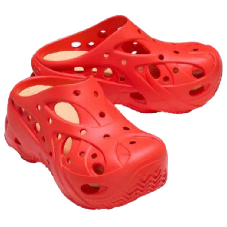 Crocs Женские кроссовки Caged Clog Starfish Красные 211141-7AH
