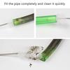 Популярный U-образный нейлоновый шланг для аквариума, пружинная щетка, щетка для воздушной трубки, щетка для чистки из нержавеющей стали, 1 шт., щетка
