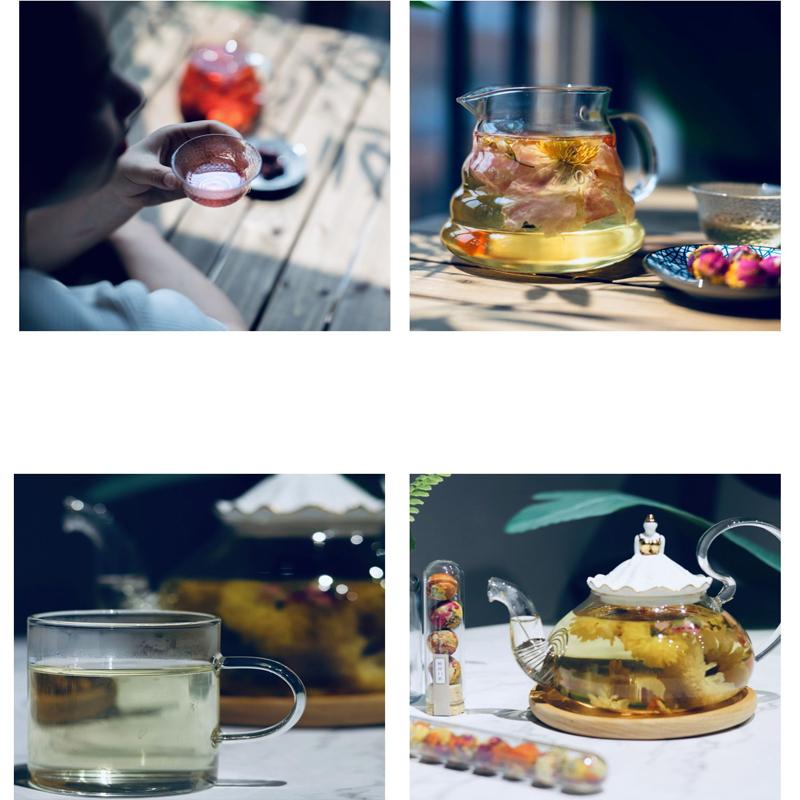 Набор цветущих чайных шариков — 10 шт. — смешанные сорта — цветущий чай, цветущий чай, цветочный чай, необычный чай, особый случай