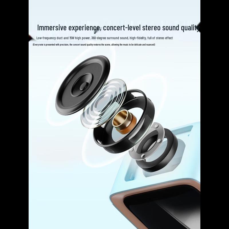 Пиксельный Bluetooth-динамик Divoom Ditoo-5M с микрофоном KTV (Китайская версия)