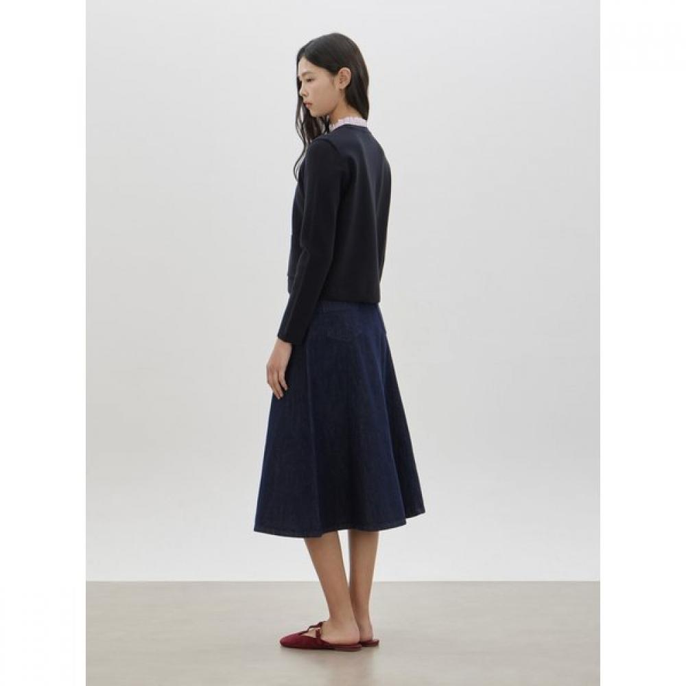 Cc Collect FlAred A Line Denim Skirt C261psd401