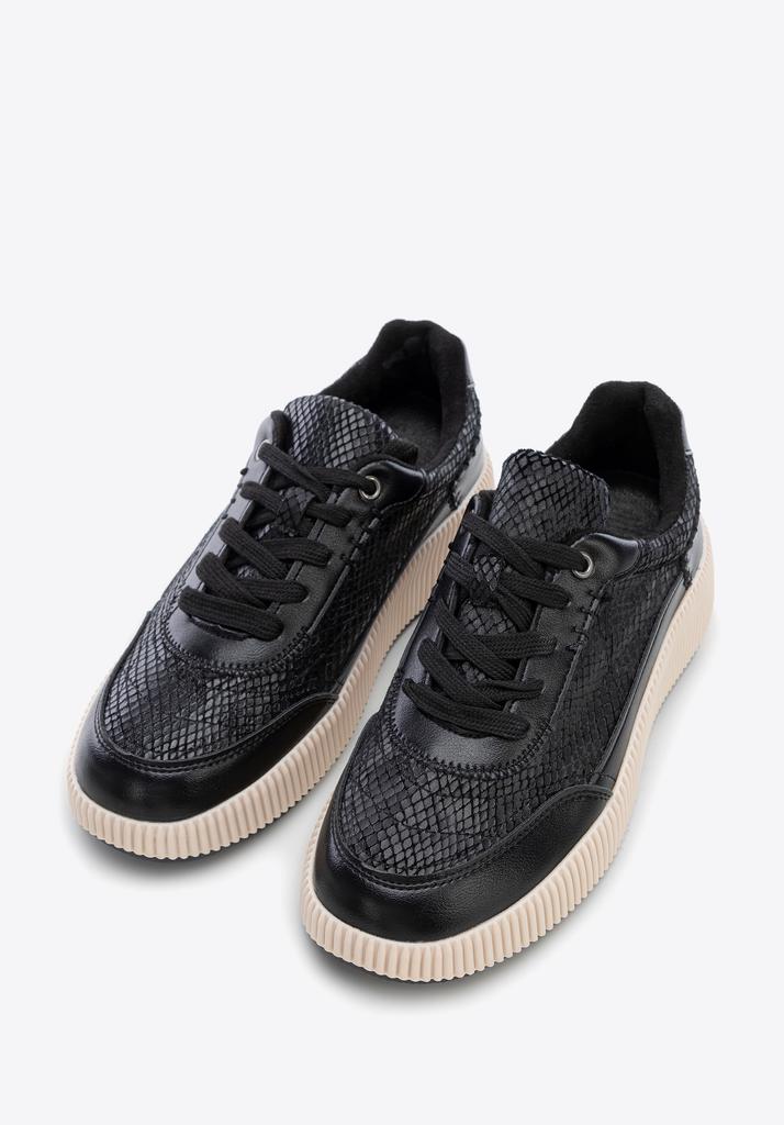Wittchen Women's Black Eco-Leather Sneakers