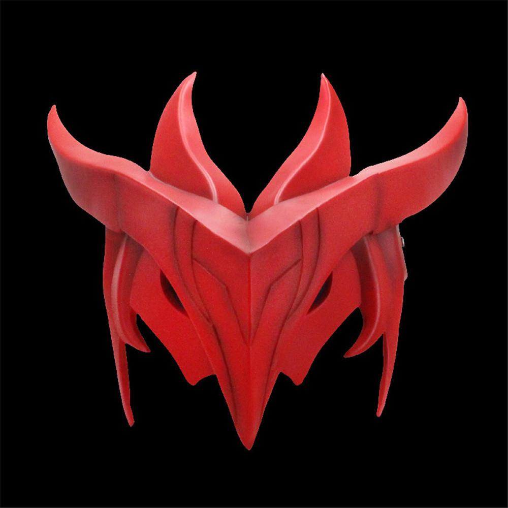 Маска персонажа Йоне из League of Legends со светодиодной подсветкой для костюмированных вечеринок