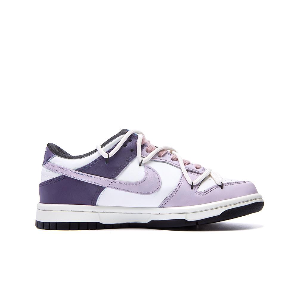 Nike Кроссовки Dunk Taro Paste Boba, Amber Low top, Женские, Фиолетово-белые, DH9765-104(Команда189-)