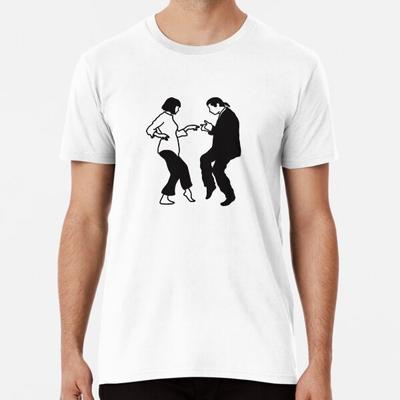 Pulp Fiction узор танца S-5XL Сделано в АУ/США Футболка