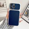 For Magsafe Original PU Leather Texture Phone Case For iPhone 17 16 15 14 13 Pro Max Curve Contour Bumper Magnetic Fashion Cover