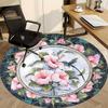 1pc Floral Hummingbird Decor Chair Carpet for Office Non-Slip, Rug for Office, Room, Good Gift for Family or Friends,  yy251226209