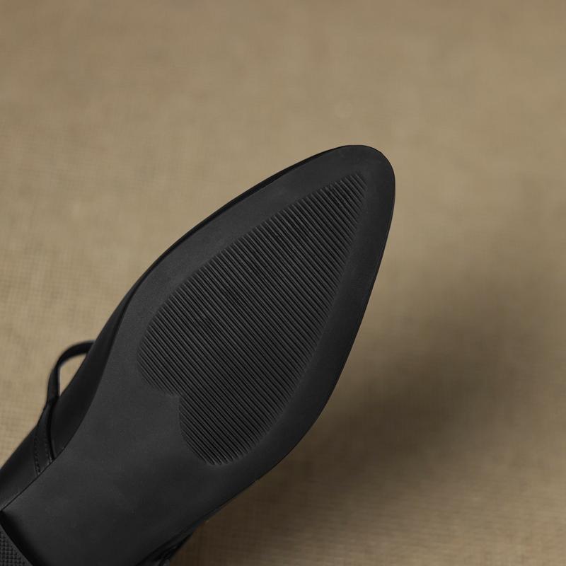 Модные женские новые британские весенне-осенние кожаные туфли из коровьей кожи с металлической пряжкой ремня, с круглым носком, на низком каблуке, туфли Мэри Джейн, ретро рабочие туфли