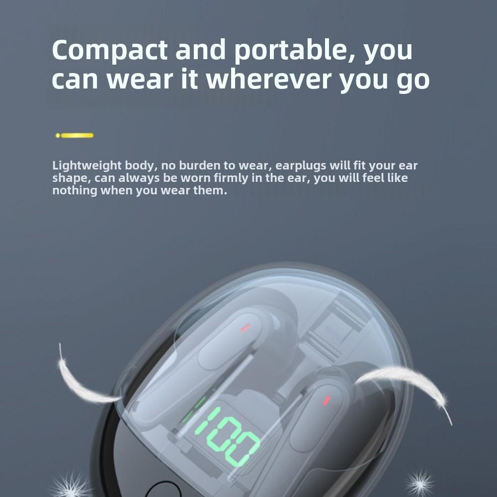 New Bluetooth Headphone Cover Innovative Design Jerry Chip 5.3 Waterproof Transparent Long Life