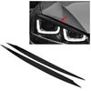 1 Pair Car Headlight Eyebrow Cover Trim Stickers for 7 GTI 2013-2018 Gloss Black Car Eyelids Lids ABS Carbon Stickers