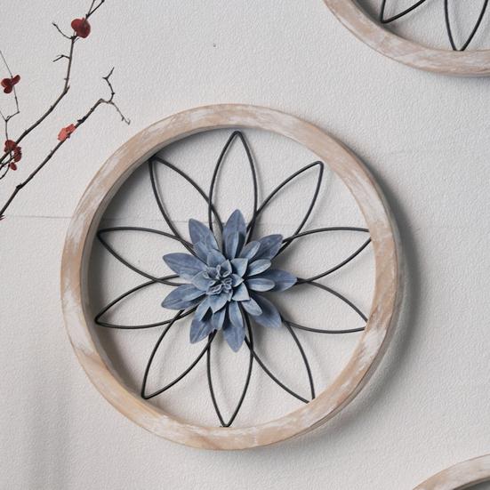 3 шт. Декор для стен в фермерском доме, деревянные деревенские цветочные украшения, настенное художественное украшение для гостиной, спальни, столовой