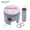 2704-826191T4 821896A6 Комплект поршня Стандартный Для подвесного мотора Mercury 75-90-100 л.с. L3 L4 Pro14470 Mariner 65-125 л.с.