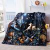 1pc Medieval Pastoral Magic Unicorn blanket, al season lightweigh Poster blanket home office outdoor nap multifunc Poster blanketional blanket