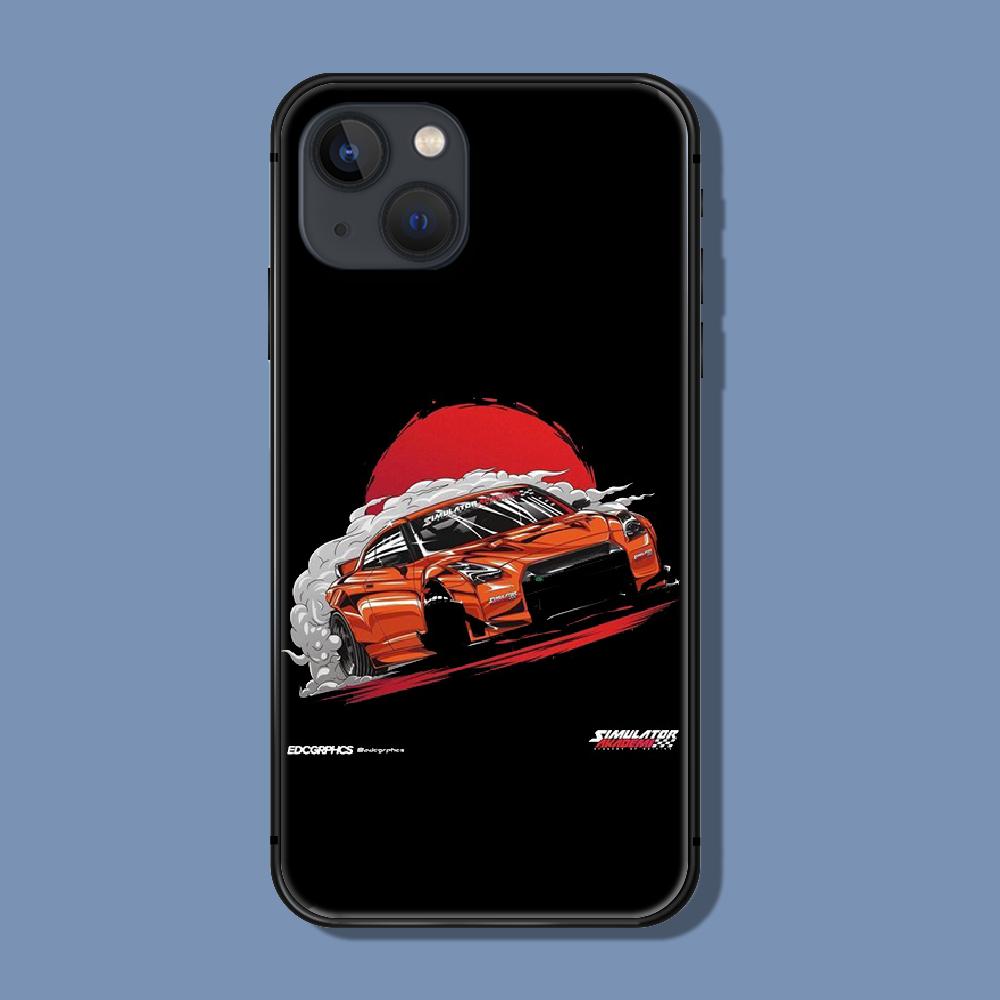 Чехол для телефона Drift Japanese Car Phone Cover Coque для iPhone Xiaomi Mi Samsung Galaxy Redmi Note AS 11 12 13 14 15 22 23 24 5G Pro Plus Max Fe Ultra