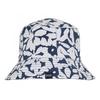 Womens/Ladies Abstract Floral Reversible Bucket Hat