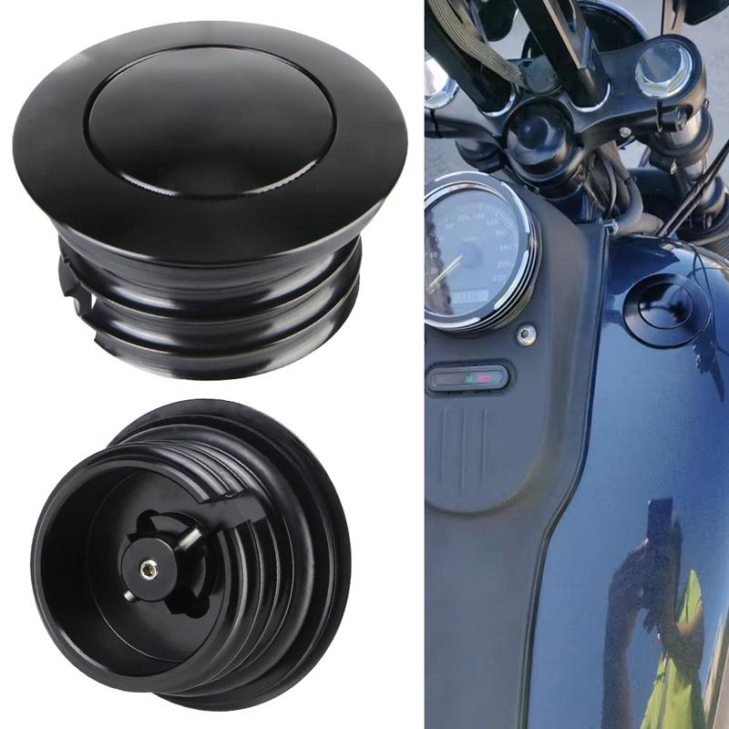 Pop-Up Хром Черный Для Harley Sportster XL883 XL1200 Алюминий с ЧПУ Dyna FXD Softial Fat Boy CVO Мотоцикл Крышка Маслобака