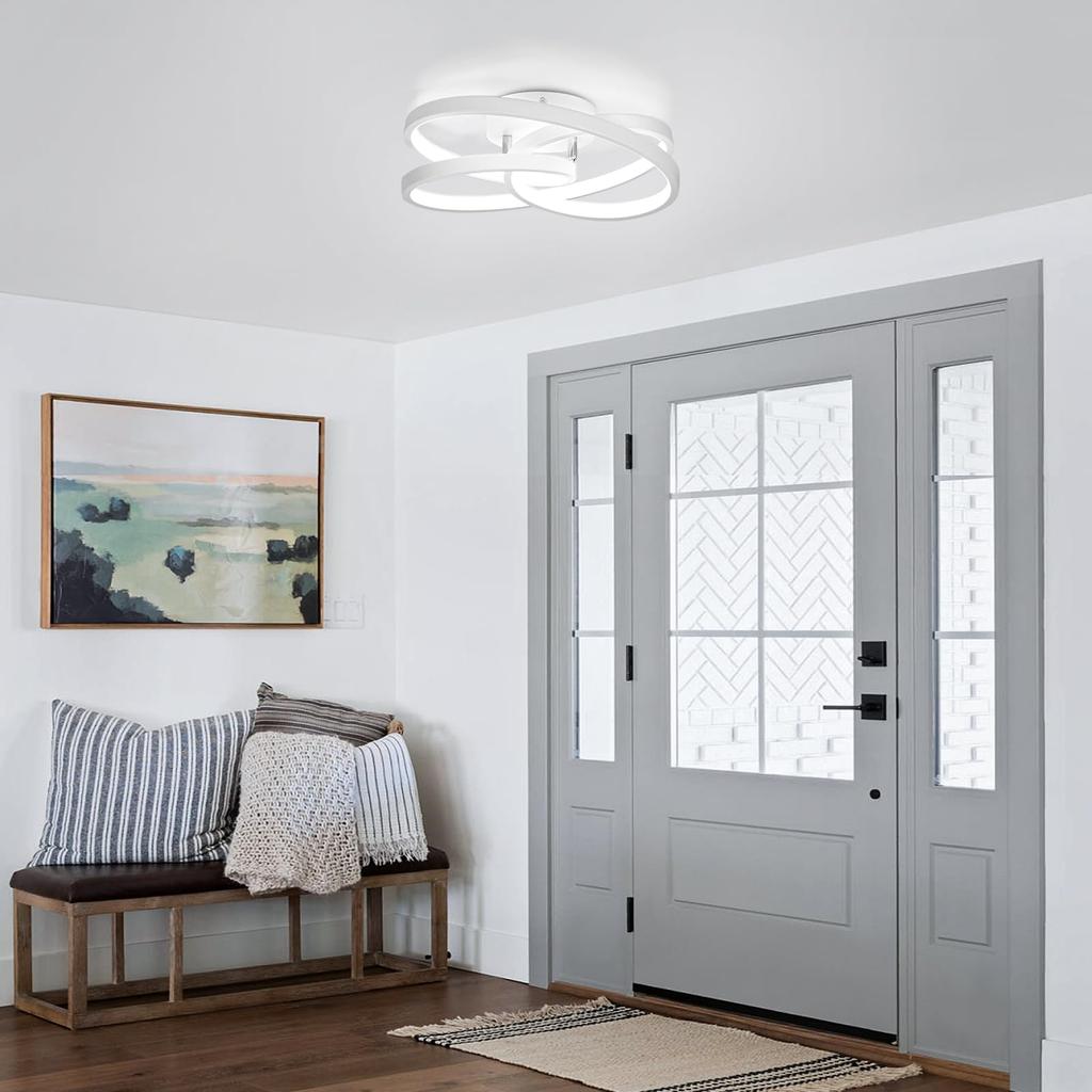 Loiogohot 36W Ceiling Light, Suitable for 4-tatami rooms, Stylish Ceiling Lighting Fixture for Hallways, Small Indoor Lighting, Stylish Hanging