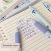 4 шт. Стираемая гелевая ручка Мультяшная гелевая ручка Наконечник 0,5 мм Пишет гладко Быстросохнущая Выдвижная гелевая ручка для письма Ведения дневника