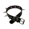 2025 New Punk Spike Rivet Collar Necklace Female Women Leather Metal Studded Chock Necklace Pendant Goth Jewelry Gothic