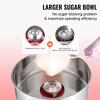 SucceBuy 1000W Electric Cotton Candy Machine Commercial Candy Floss Maker with Stainless Steel Bowl Sugar Scoop and Drawer Red