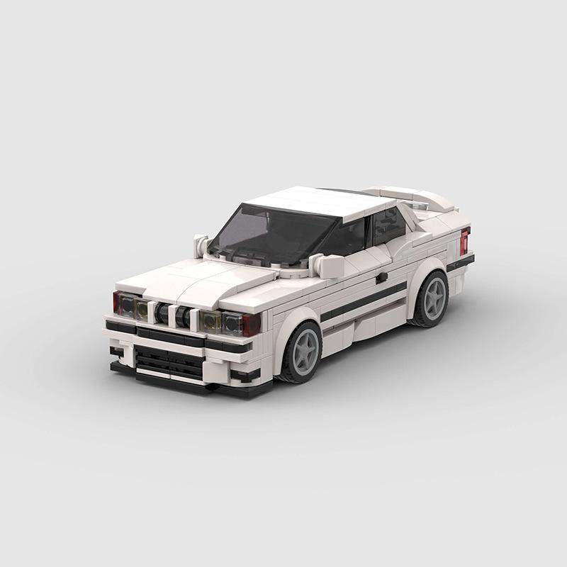 Технический Скоростной Автомобиль MOC Городской Гоночный Автомобиль Ралли Строительные Блоки Набор Кирпичей Ретро Украшение DIY Игрушки Для Детей Взрослых Подарки на День Рождения