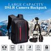 Upgrade Photography Backpack Waterproof Multi-functional Digital Dslr Camera Video Bag With Rain Cover Slr Camera Bag Pe Padded For Photographer