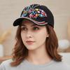 Adjustable Baseball Cap Butterfly Diamond Sun Protection Cap Versatile Denim Cap  Unisex