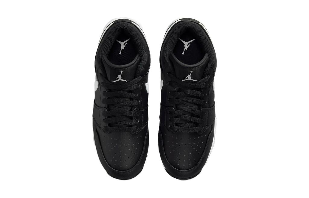 Jordan Air Jordan 1 Cushioning, Wear Resistant Low top Kids' Training Shoes Black White Kids' HF6885-001
