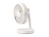 Koizumi Small Desk Fan with 4 Wind Speed USB Power White KLF-1355/W Settings, Type,