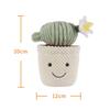 Apricot Lamb Potted Cactus Ball Stuffed Animal for Soft and Cute Plush Toy for Babies and 23cm Plush Potted Cactus Ball Children, Boys,